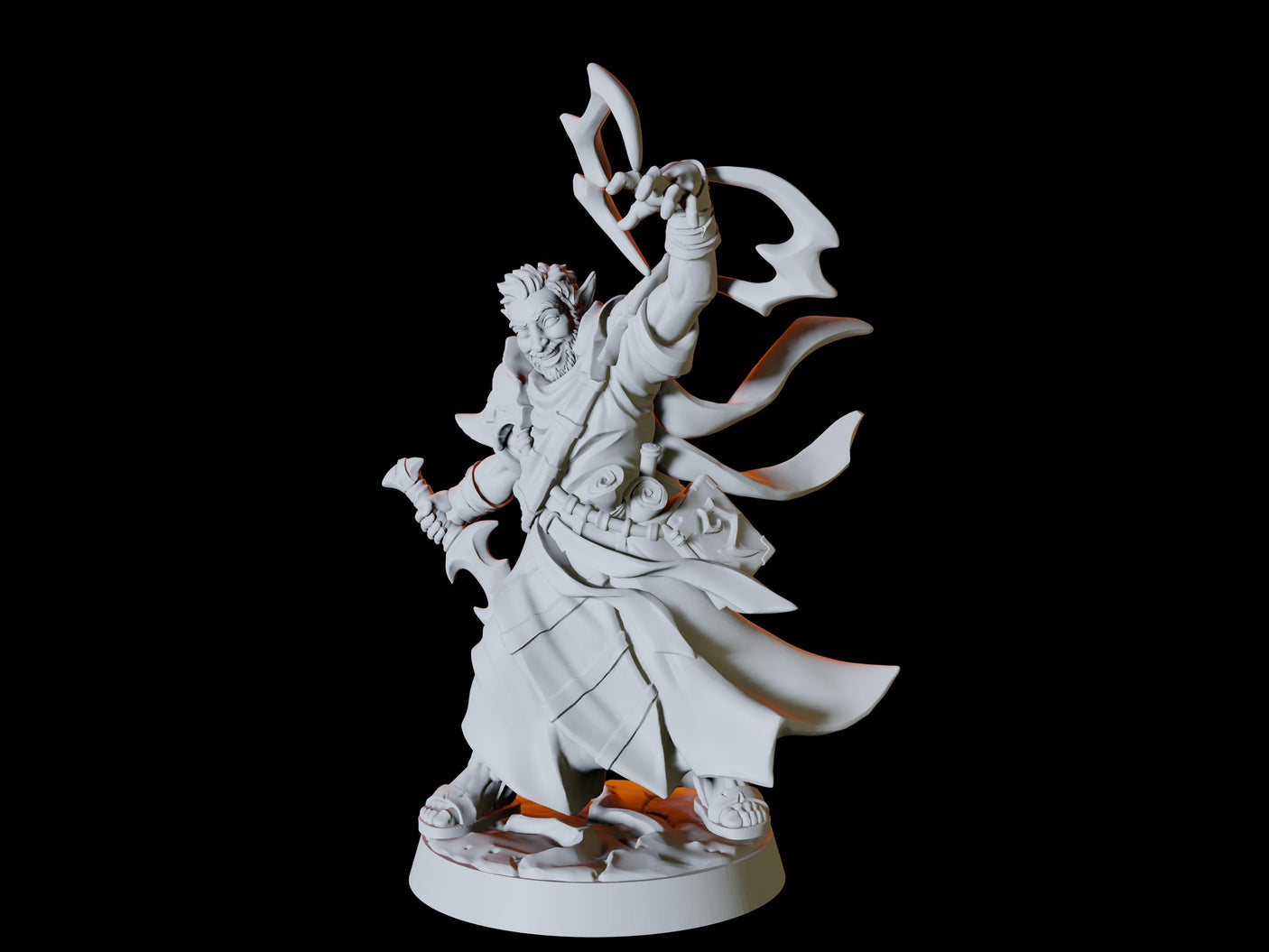 Wasteland Wizard Miniature for Dungeons and Dragons, Pathfinder or other TTRPGs