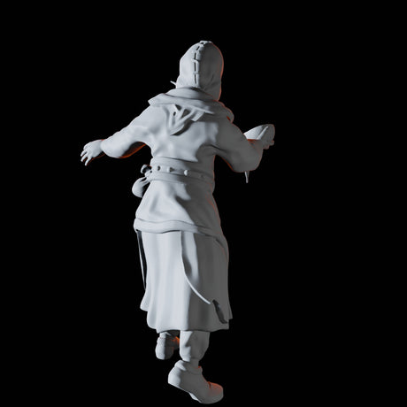 Water Cultist Miniature for Dungeons and Dragons, Pathfinder or other TTRPGs