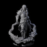 Water Elemental Mage Miniature for Dungeons and Dragons, Pathfinder or other TTRPGs