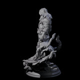 Water Elemental Mage Miniature for Dungeons and Dragons, Pathfinder or other TTRPGs
