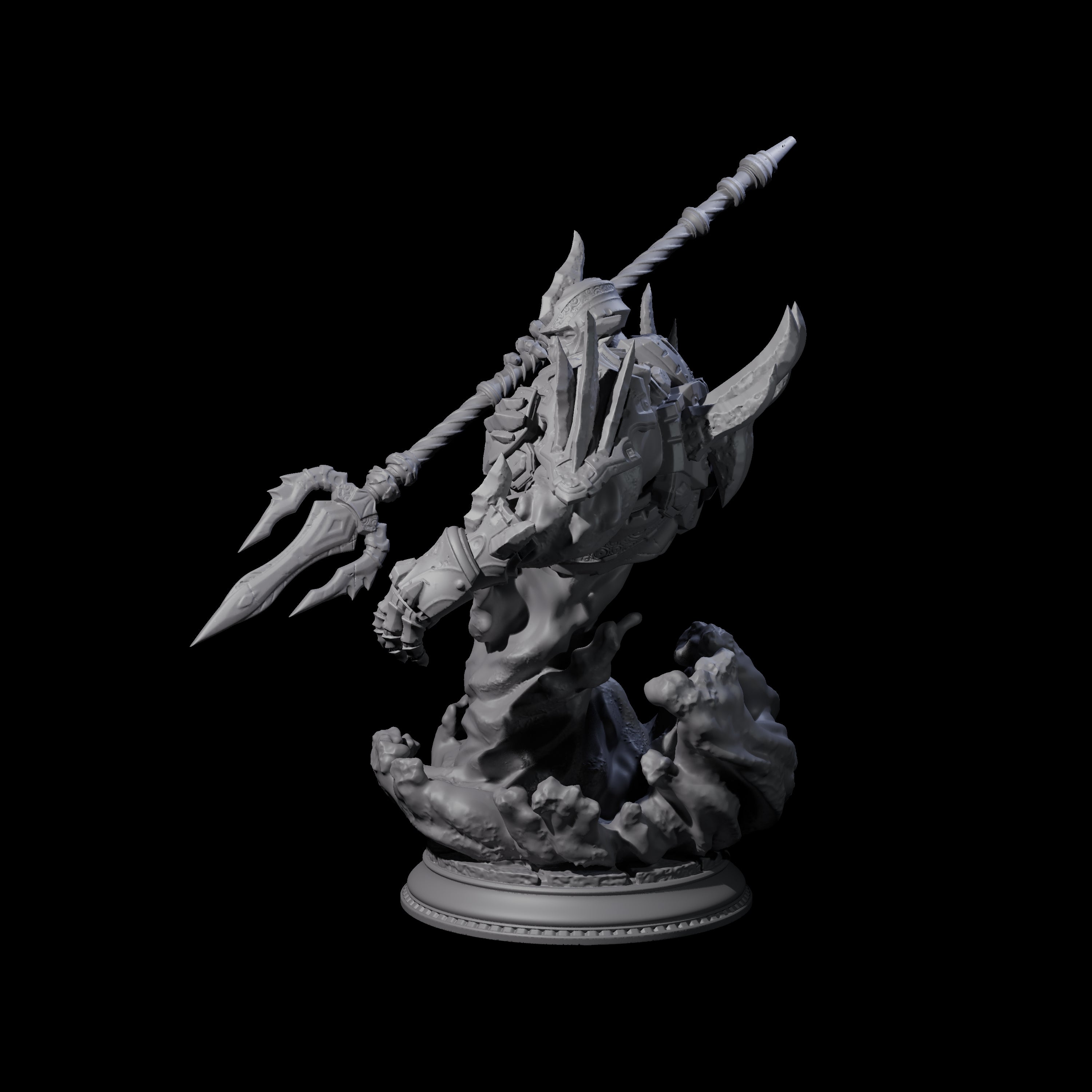 Water Myrmidon Miniature for Dungeons and Dragons, Pathfinder or other TTRPGs