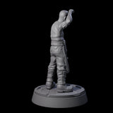 Weary Human Ship Doctor Miniature for Dungeons and Dragons, Pathfinder or other TTRPGs