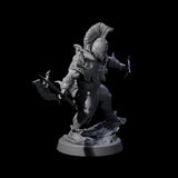 Weathered Human Barbarian Miniature for Dungeons and Dragons, Pathfinder or other TTRPGs