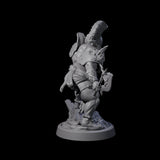 Weathered Human Barbarian Miniature for Dungeons and Dragons, Pathfinder or other TTRPGs