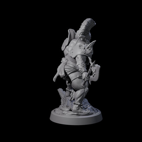 Weathered Human Barbarian Miniature for Dungeons and Dragons, Pathfinder or other TTRPGs