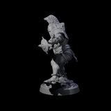 Weathered Human Barbarian Miniature for Dungeons and Dragons, Pathfinder or other TTRPGs