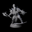 Weathered Human Barbarian Miniature for Dungeons and Dragons, Pathfinder or other TTRPGs