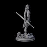 Weathered Human Ranger Miniature for Dungeons and Dragons, Pathfinder or other TTRPGs