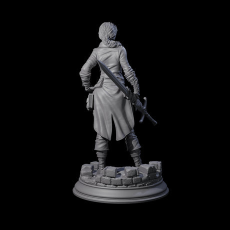 Weathered Human Ranger Miniature for Dungeons and Dragons, Pathfinder or other TTRPGs