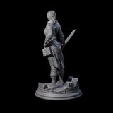 Weathered Human Ranger Miniature for Dungeons and Dragons, Pathfinder or other TTRPGs