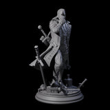 Weathered Human Veteran Miniature for Dungeons and Dragons, Pathfinder or other TTRPGs