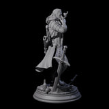Weathered Human Veteran Miniature for Dungeons and Dragons, Pathfinder or other TTRPGs