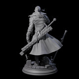 Weathered Human Veteran Miniature for Dungeons and Dragons, Pathfinder or other TTRPGs