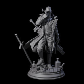 Weathered Human Veteran Miniature for Dungeons and Dragons, Pathfinder or other TTRPGs