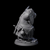 Weathered Walrus Fisherman Miniature for Dungeons and Dragons, Pathfinder or other TTRPGs