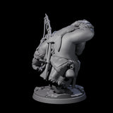 Weathered Walrus Fisherman Miniature for Dungeons and Dragons, Pathfinder or other TTRPGs