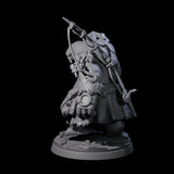 Weathered Walrus Fisherman Miniature for Dungeons and Dragons, Pathfinder or other TTRPGs