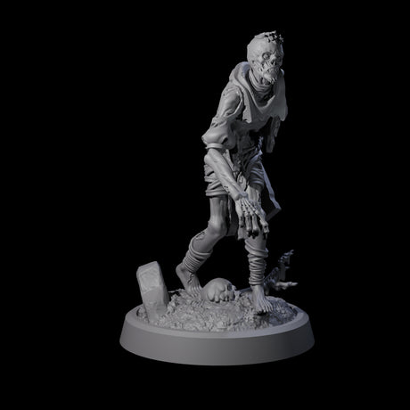 Weathered Zombie Serf A Miniature for Dungeons and Dragons, Pathfinder or other TTRPGs
