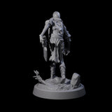 Weathered Zombie Serf A Miniature for Dungeons and Dragons, Pathfinder or other TTRPGs