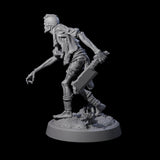 Weathered Zombie Serf A Miniature for Dungeons and Dragons, Pathfinder or other TTRPGs