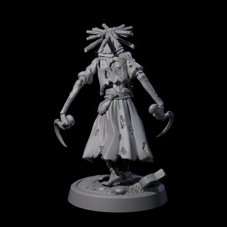 Weathered Zombie Serf B Miniature for Dungeons and Dragons, Pathfinder or other TTRPGs