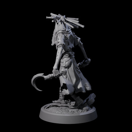 Weathered Zombie Serf B Miniature for Dungeons and Dragons, Pathfinder or other TTRPGs