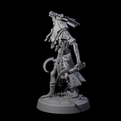 Weathered Zombie Serf B Miniature for Dungeons and Dragons, Pathfinder or other TTRPGs