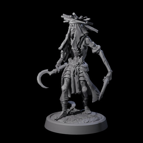 Weathered Zombie Serf B Miniature for Dungeons and Dragons, Pathfinder or other TTRPGs