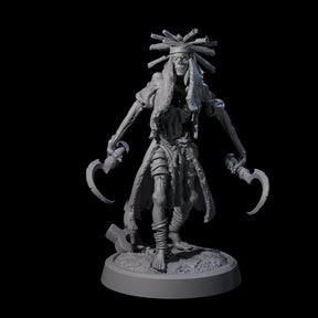 Weathered Zombie Serf B Miniature for Dungeons and Dragons, Pathfinder or other TTRPGs