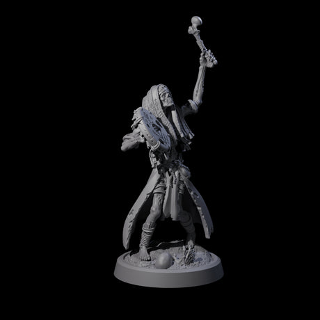 Weathered Zombie Serf C Miniature for Dungeons and Dragons, Pathfinder or other TTRPGs