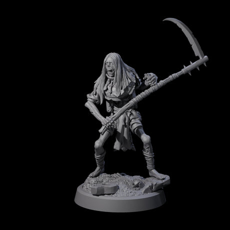 Weathered Zombie Serf D Miniature for Dungeons and Dragons, Pathfinder or other TTRPGs