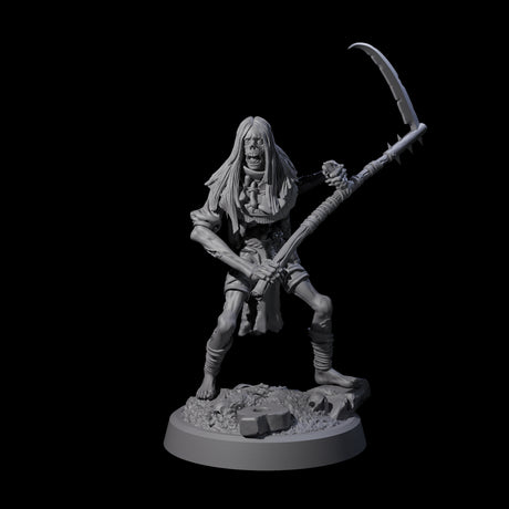 Weathered Zombie Serf D Miniature for Dungeons and Dragons, Pathfinder or other TTRPGs