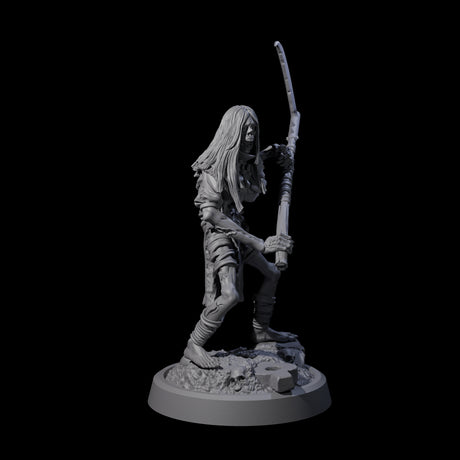 Weathered Zombie Serf D Miniature for Dungeons and Dragons, Pathfinder or other TTRPGs