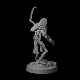 Weathered Zombie Serf D Miniature for Dungeons and Dragons, Pathfinder or other TTRPGs