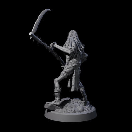Weathered Zombie Serf D Miniature for Dungeons and Dragons, Pathfinder or other TTRPGs