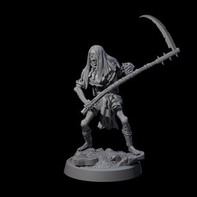Weathered Zombie Serf D Miniature for Dungeons and Dragons, Pathfinder or other TTRPGs