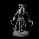 Weathered Zombie Serfs Miniature for Dungeons and Dragons, Pathfinder or other TTRPGs