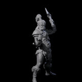 Weird Hair Human Barbarian Miniature for Dungeons and Dragons, Pathfinder or other TTRPGs