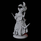 Weird Halfling Jester Pair A Miniature for Dungeons and Dragons, Pathfinder or other TTRPGs