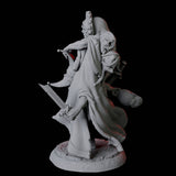 Weird Halfling Jester Pair C Miniature for Dungeons and Dragons, Pathfinder or other TTRPGs