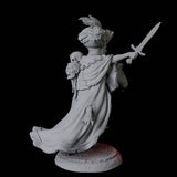 Weird Halfling Jester Pair D Miniature for Dungeons and Dragons, Pathfinder or other TTRPGs