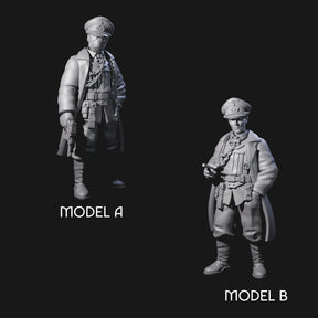 Weird War German Calculating Officers Miniature for Dungeons and Dragons, Pathfinder or other TTRPGs