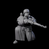 Weird War German Cold Sniper Miniature for Dungeons and Dragons, Pathfinder or other TTRPGs