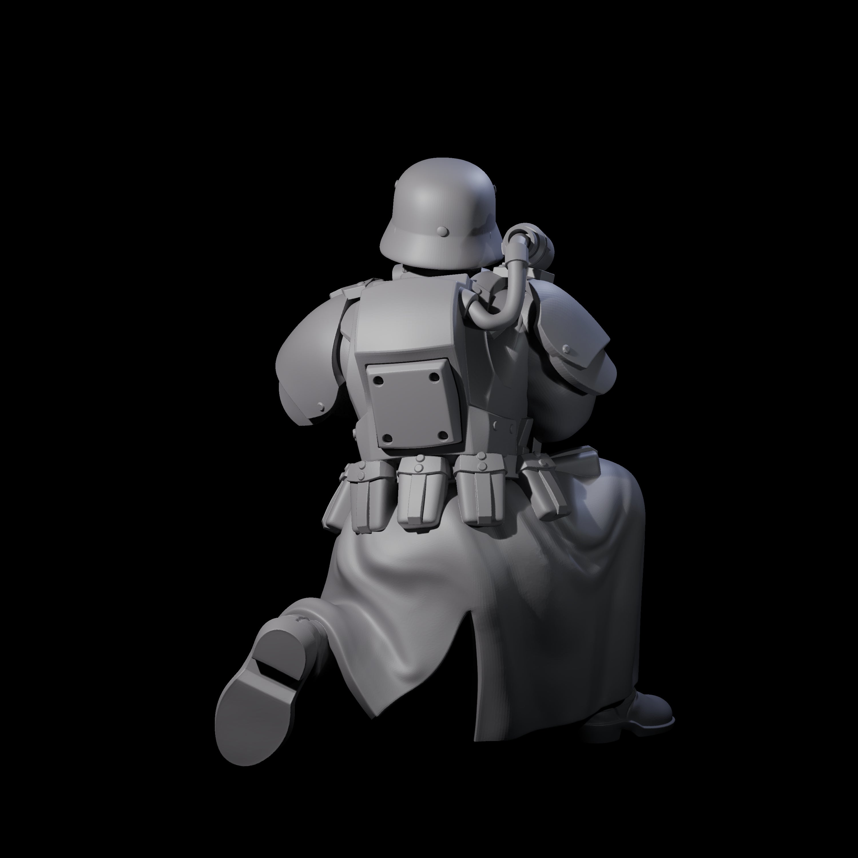 Weird War German Cold Sniper Miniature for Dungeons and Dragons, Pathfinder or other TTRPGs