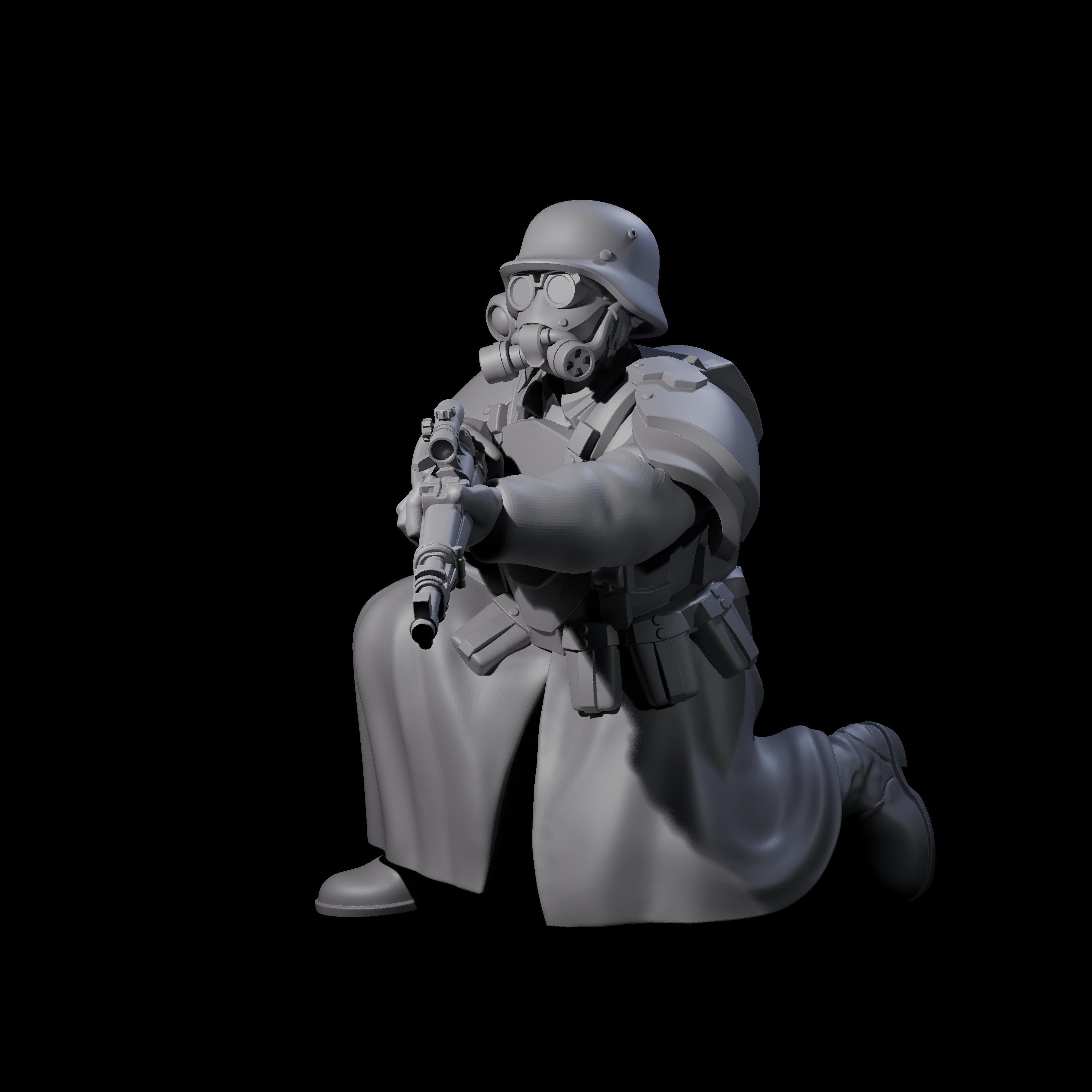 Weird War German Cold Sniper Miniature for Dungeons and Dragons, Pathfinder or other TTRPGs