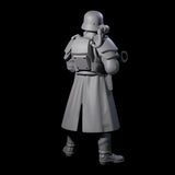 Weird War German Fast Firing SMG Commando A Miniature for Dungeons and Dragons, Pathfinder or other TTRPGs
