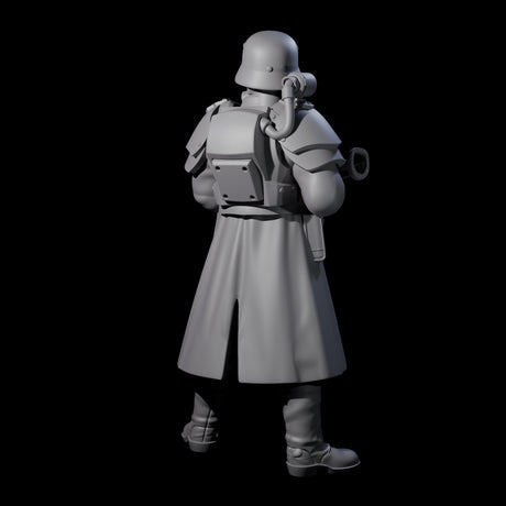 Weird War German Fast Firing SMG Commando A Miniature for Dungeons and Dragons, Pathfinder or other TTRPGs