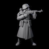 Weird War German Fast Firing SMG Commando B Miniature for Dungeons and Dragons, Pathfinder or other TTRPGs