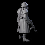 Weird War German Fast Firing SMG Commando C Miniature for Dungeons and Dragons, Pathfinder or other TTRPGs