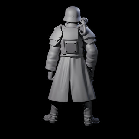 Weird War German Fast Firing SMG Commando C Miniature for Dungeons and Dragons, Pathfinder or other TTRPGs